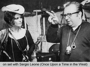claudia cardinale et sergio leone