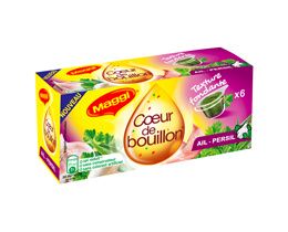 coeur de bouillon ail et persil