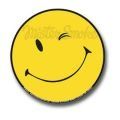 sticker smiley clin d oeil