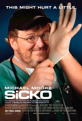 Michael Moore , writer/director of The Weinstein Company's Sicko