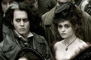 Johnny Depp and Helena Bonham Carter in DreamWorks Pictures' Sweeney Todd: The Demon Barber of Fleet Street