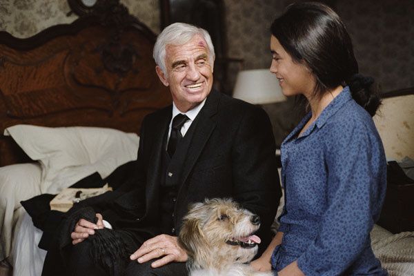 Jean-Paul Belmondo et Hafsia Herzi. Arnaud Borrel