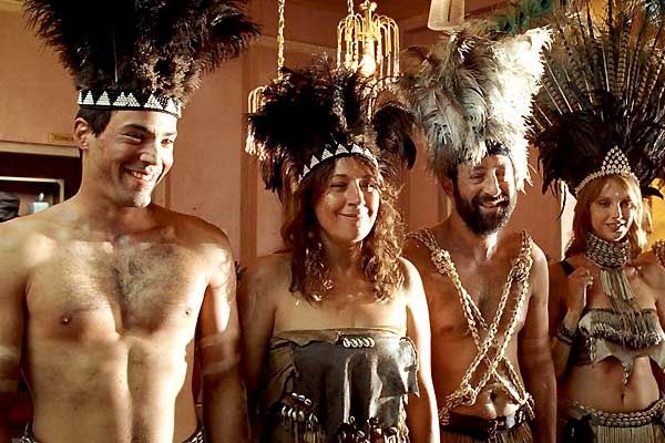 David Saracino, Valérie Benguigui, Kad Merad et Frédérique Bel. Pathé Distribution