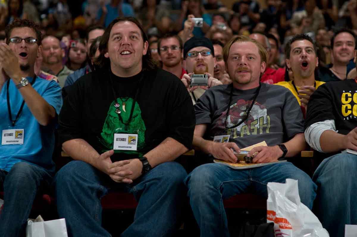 Nick Frost & Simon Pegg. Universal Pictures International France