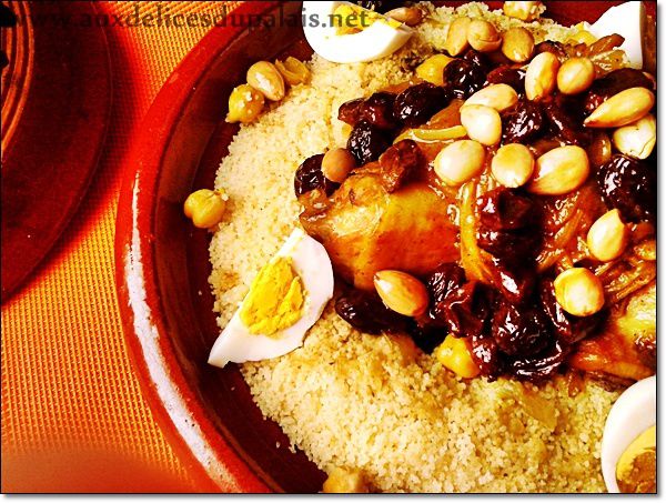 couscous tfaya marocain