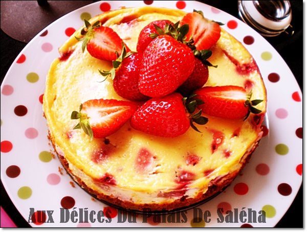 recette cheese cake inratble aux fraises facile