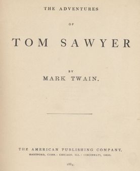 Illustrations de The Adventures of Tom Sawyer, 1876. | Source Gutembe