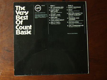 Backside The Very Best of Count Basie, Verve