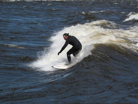 Surfing on the Ottawa River