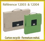 Vign mallette carton recycle ref 12003 12004