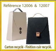 Vign mallette carton recycle ref 12006 12007