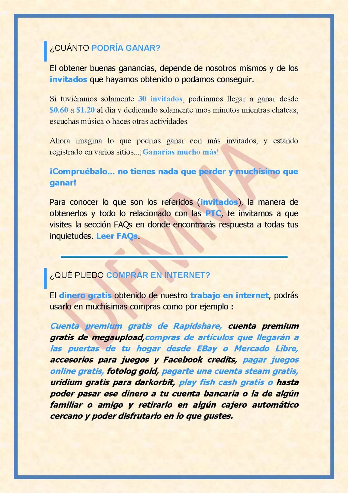 GANAR DINERO FREE X INTERNET Página 2