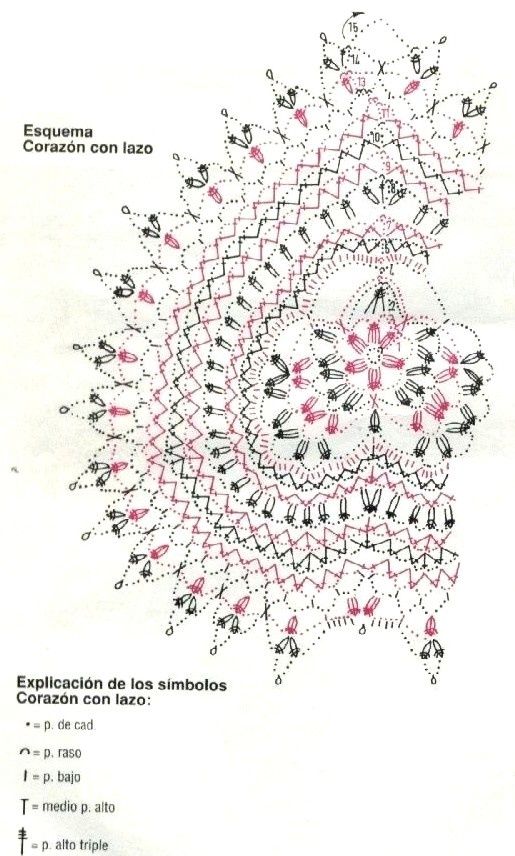 coeur blanc orné de ruban.