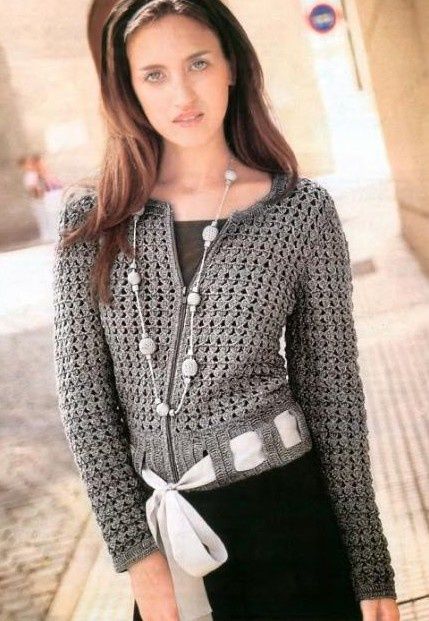 gilet au ruban