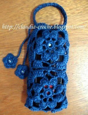 pochette bleue