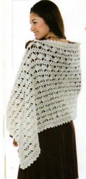 poncho blanc...
